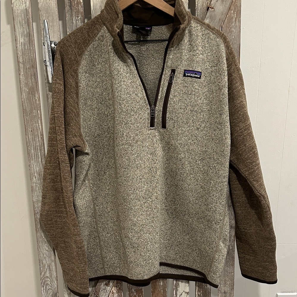 Patagonia Men's Patagonia Better Sweater in Brown and Gray